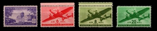 USA 499-506 postfrisch Jahrgang 1941 ohne MiNr. 502-03, 505-506 #OE378