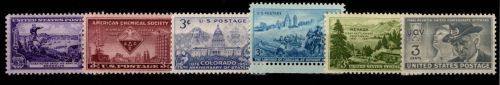 USA 616-621 postfrisch Jahrgang 1951 #OE388