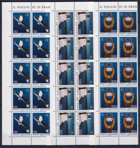 Vatikan 1040-1042 postfrisch als 10er Bogenteile #OM761