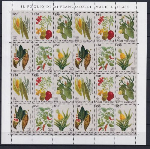 Vatikan 1064-1069 postfrisch als Zd-Bogen #OM765