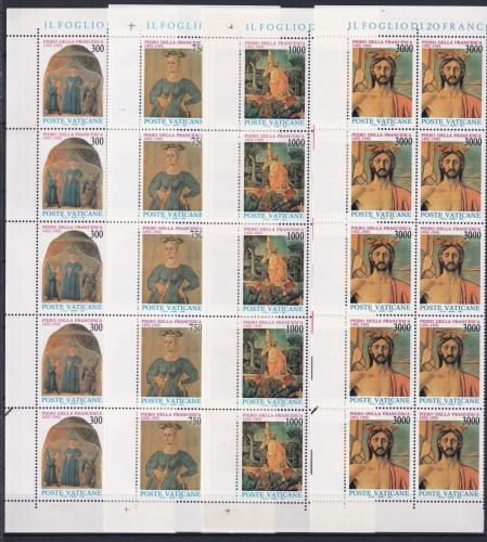 Vatikan 1060-1063 postfrisch als 10er Bogenteile #OM766