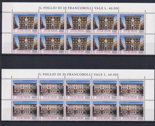 Vatikan 1080-1089 postfrisch als 10er Bogenteile #OM770