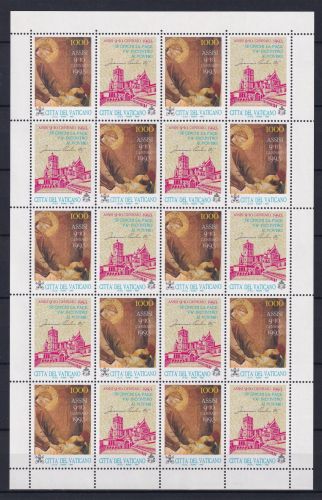 Vatikan 1079 postfrisch als 10er Bogenteil #OM771