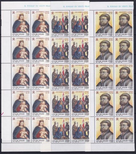 Vatikan 1104-1106 postfrisch als 10er Bogenteile #OM775