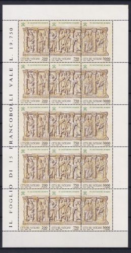 Vatikan 1090-1092 postfrisch als ZD-Bogen #OM778