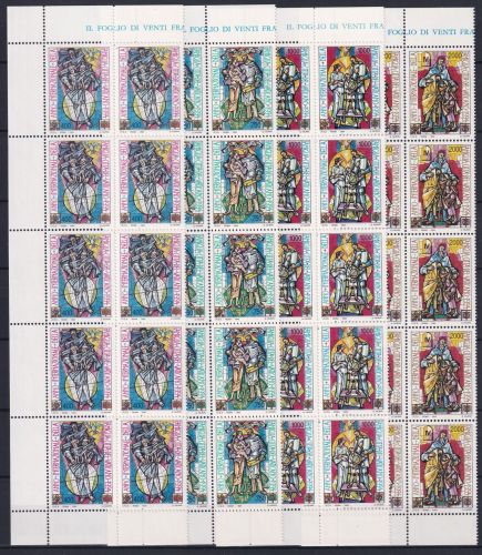 Vatikan 1118-1121 postfrisch als 10er Bogenteile #OM779