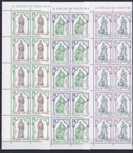 Vatikan 1158-1160 postfrisch als 10er Bogenteile #OM789