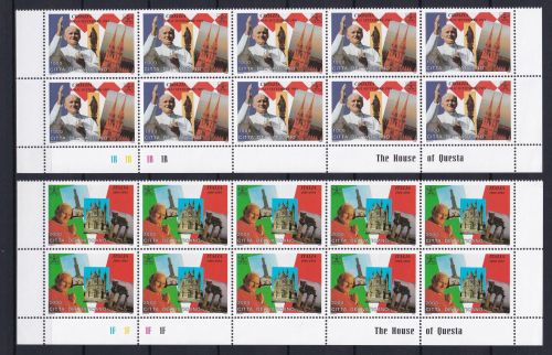 Vatikan 1161-1162 postfrisch als 10er Bogenteile #OM794