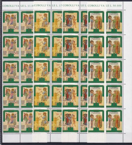Vatikan 1184-1187 postfrisch als 10er Bogenteile #OM797