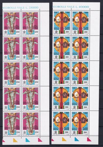 Vatikan 1172-1173 postfrisch als 10er Bogenteile #OM799