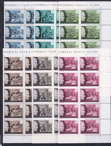 Vatikan 1190-1195 postfrisch als 10er Bogenteile #OM801