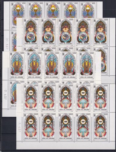 Vatikan 1217-1220 postfrisch als 10er Bogenteile #OM804