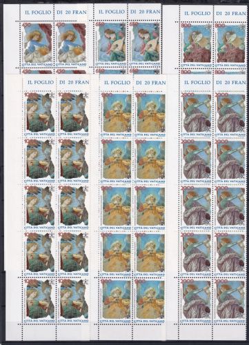 Vatikan 1246-1251 postfrisch als 10er Bogenteile #OM812