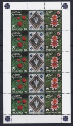 Vatikan 1277-1278 postfrisch als ZD-Bogen #OM816