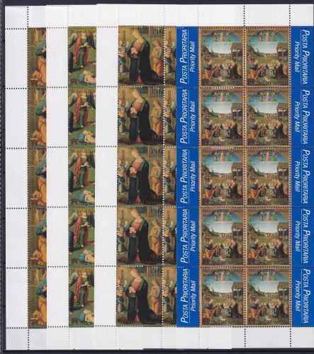 Vatikan 1319-1322 postfrisch als 10er Bogenteile #OM817