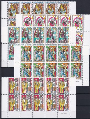 Vatikan 1297-1301 postfrisch als 10er Bogenteile #OM818