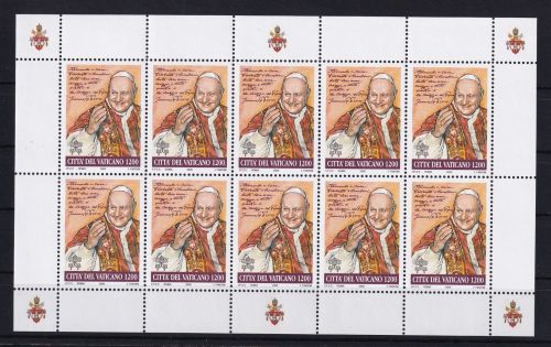 Vatikan 1352 postfrisch als Kleinbogen #OM840