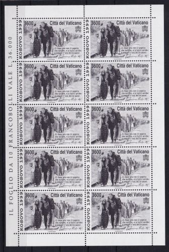 Vatikan 1283 postfrisch als Kleinbogen #OM841