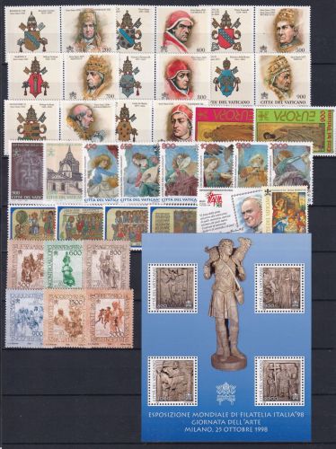Vatikan Jahrgang 1998 postfrisch