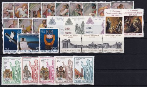 Vatikan Jahrgang 1991 postfrisch