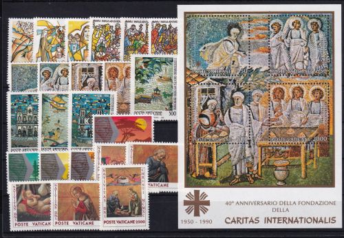 Vatikan Jahrgang 1990 postfrisch #OM854
