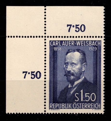 Österreich 1006 postfrisch Eckrand ol #OM589