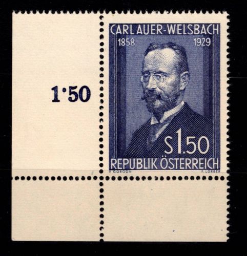 Österreich 1006 postfrisch Eckrand ul #OM590