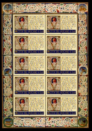 Vatikan 1512 postfrisch als Kleinbogen #OM721