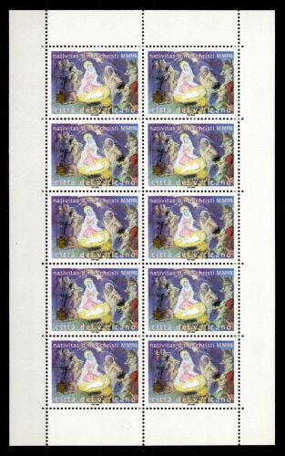 Vatikan 1488 postfrisch als Kleinbogen #OM732