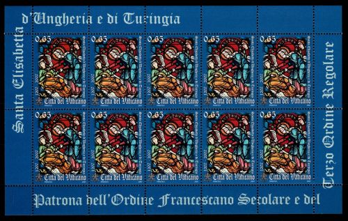 Vatikan 1600 postfrisch als Kleinbogen #OM741