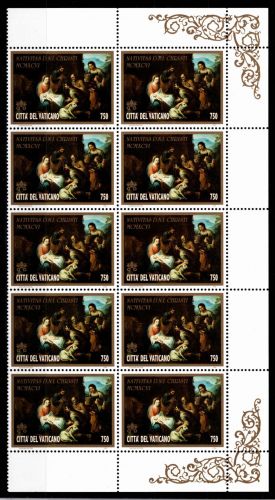 Vatikan 1196 postfrisch als 10er Bogenteil #OM755