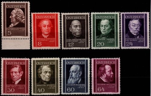 Österreich 649-657 postfrisch #DAN47