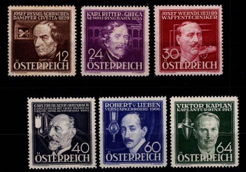 Österreich 632-637 postfrisch #DAN53