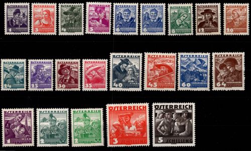 Österreich 567-587 postfrisch #DAN64