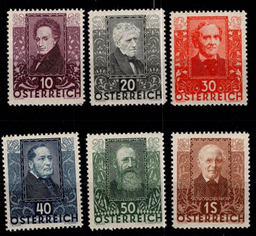 Österreich 524-529 postfrisch #DAN73