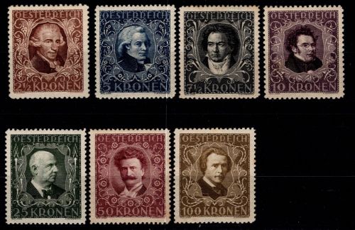 Österreich 418-424 postfrisch #DAN75
