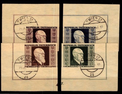 Österreich 772-775 B gestempelt geprüft Zenker BPP #DAN86