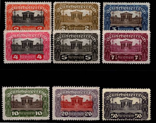 Österreich 284-292 postfrisch #DAN93
