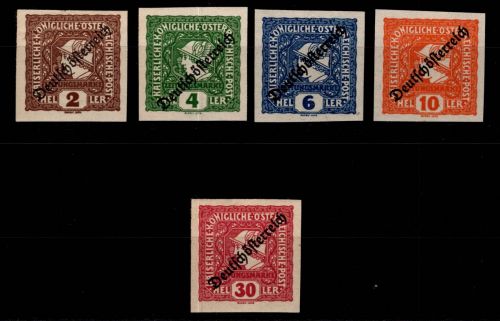 Österreich 247-251 postfrisch es fehlt billige 257 #DAN98