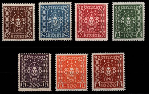 Österreich 398-404 postfrisch #DAO04