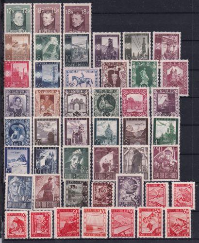 Österreich 801-853 postfrisch