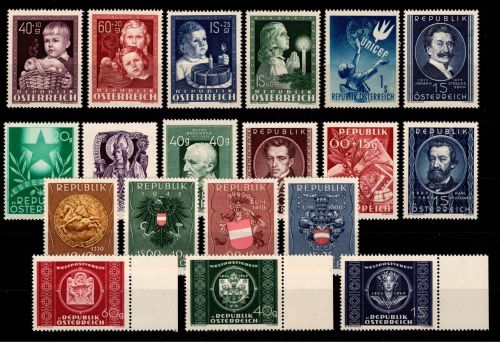 Österreich 929-947 postfrisch