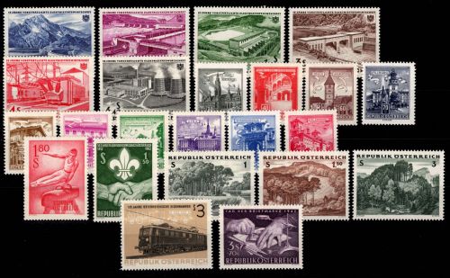 Österreich 1103-1127 postfrisch Jahrgang 1962 #DAO50