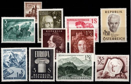 Österreich 1073-1083 postfrisch Jahrgang 1960 #DAO52