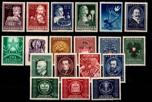 Österreich 929-947 postfrisch