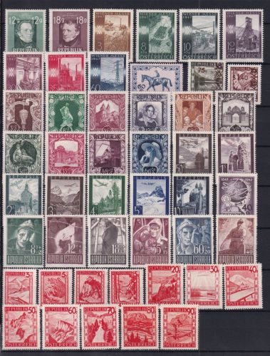 Österreich 801-853 postfrisch