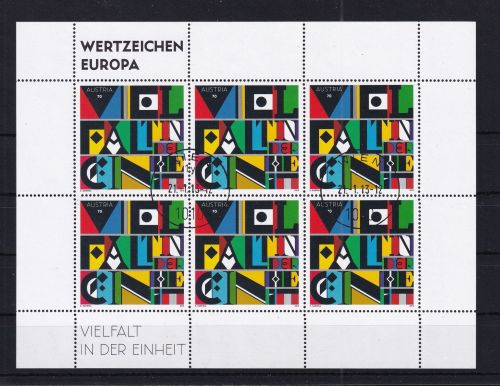 Österreich 3048 gestempelt als Kleinbogen #DAZ05