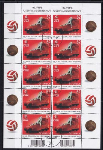 Österreich 2950 gestempelt als Kleinbogen #DAZ16