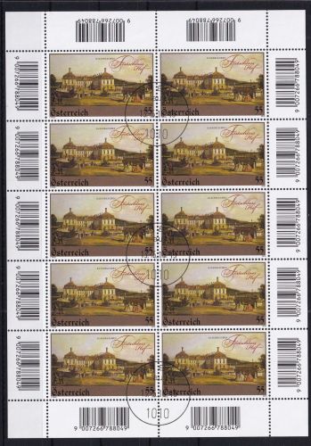 Österreich 2866 gestempelt als Kleinbogen #DAZ27