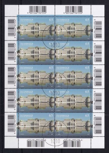 Österreich 2860 gestempelt als Kleinbogen #DAZ28